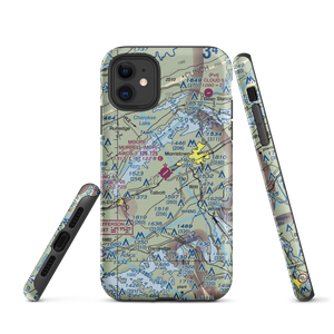 Moore Murrell Airport (MOR) VFR Sectional  Tough iPhone Case