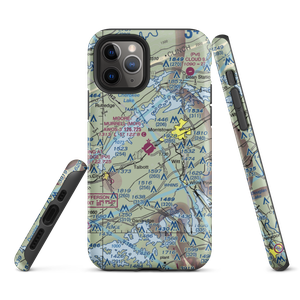 Moore Murrell Airport (MOR) VFR Sectional  Tough iPhone Case