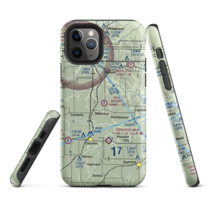 Moore Private Airport (0IA5) VFR Sectional  Tough iPhone Case