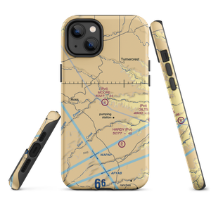 Moore Ranch Airport (84WY) VFR Sectional  Tough iPhone Case