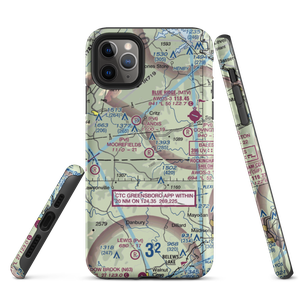 Moorefield's Airstrip (VA27) VFR Sectional  Tough iPhone Case