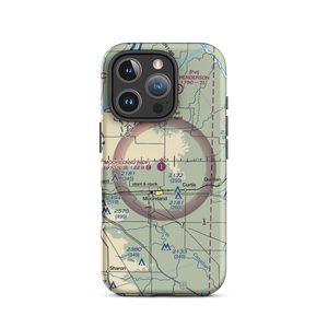 Mooreland Municipal Airport (MDF) VFR Sectional  Tough iPhone Case