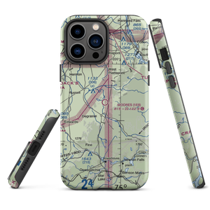 Moores Airport (1E8) VFR Sectional  Tough iPhone Case