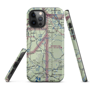 Moores Airport (1E8) VFR Sectional  Tough iPhone Case