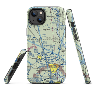 Mooseberry Airport (1MU7) VFR Sectional  Tough iPhone Case