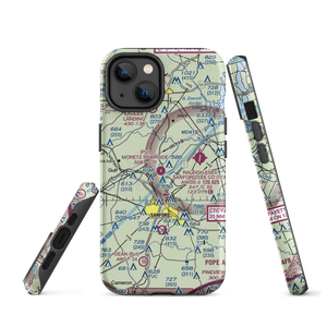 Moretz Riverside Landing Airport (NC00) VFR Sectional  Tough iPhone Case