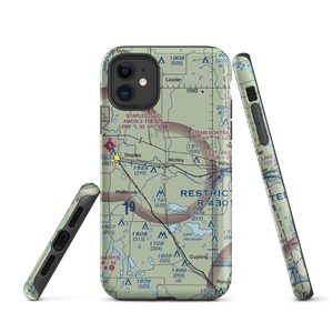 Morey's Airport (22Y) VFR Sectional  Tough iPhone Case