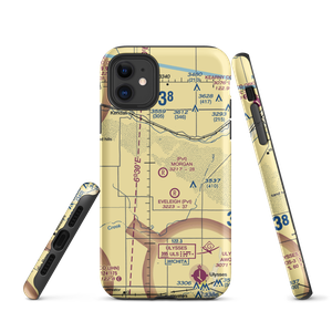 Morgan Farms Airport (8KS0) VFR Sectional  Tough iPhone Case