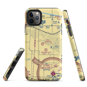 Morgan Farms Airport (8KS0) VFR Sectional  Tough iPhone Case