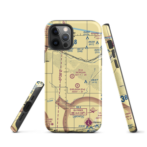 Morgan Farms Airport (8KS0) VFR Sectional  Tough iPhone Case