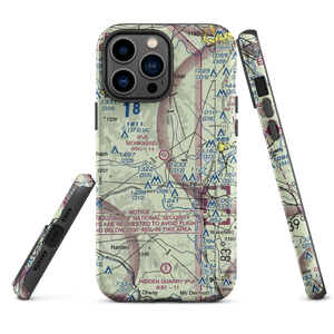 Morkassel Field (8OI9) VFR Sectional  Tough iPhone Case