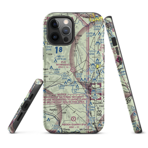 Morkassel Field (8OI9) VFR Sectional  Tough iPhone Case