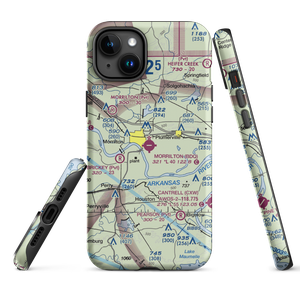 Morrilton Municipal Airport (BDQ) VFR Sectional  Tough iPhone Case