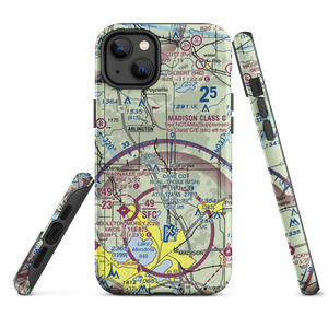 Morrisonville International Airport (WN85) VFR Sectional  Tough iPhone Case