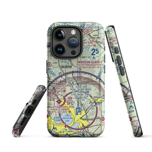 Morrisonville International Airport (WN85) VFR Sectional  Tough iPhone Case