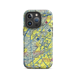 Morristown Municipal Airport (MMU) VFR Sectional  Tough iPhone Case