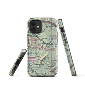 Morrisville Stowe State Airport (MVL) VFR Sectional  Tough iPhone Case