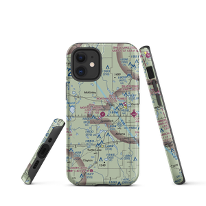 Mort's Landing Airport (0WI1) VFR Sectional  Tough iPhone Case