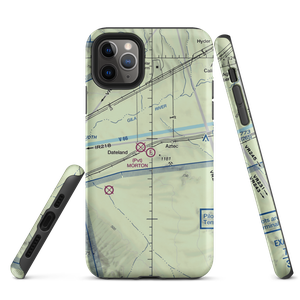 Morton Field Ultralight Flightpark (AZ00) VFR Sectional  Tough iPhone Case