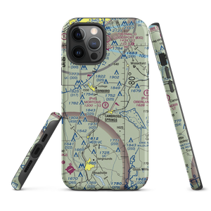 Morton's Airport (PS64) VFR Sectional  Tough iPhone Case