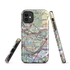 Morvro Lake Seaplane Base (80AK) VFR Sectional  Tough iPhone Case