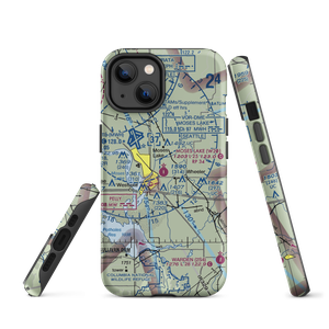 Moses Lake Municipal Airport (W20) VFR Sectional  Tough iPhone Case