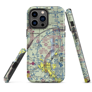 Mosquito Strip Airport (20OH) VFR Sectional  Tough iPhone Case