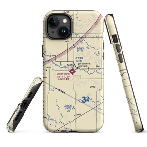 Mott Municipal Airport (3P3) VFR Sectional  Tough iPhone Case