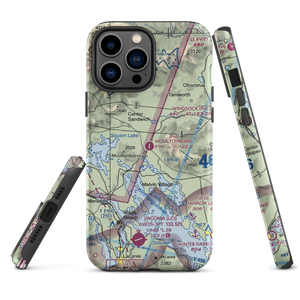 Moultonboro Airport (53NH) VFR Sectional  Tough iPhone Case