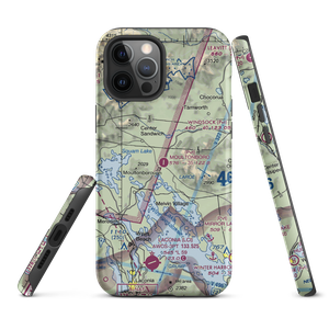 Moultonboro Airport (53NH) VFR Sectional  Tough iPhone Case