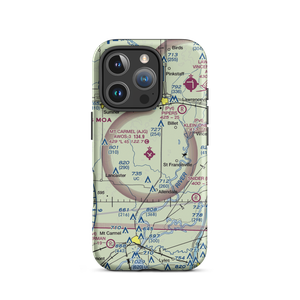 Mount Carmel Municipal Airport (AJG) VFR Sectional  Tough iPhone Case