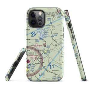 Mount Moriah Field (02AR) VFR Sectional  Tough iPhone Case