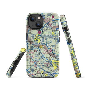 Mount Muncie Airport (72KS) VFR Sectional  Tough iPhone Case