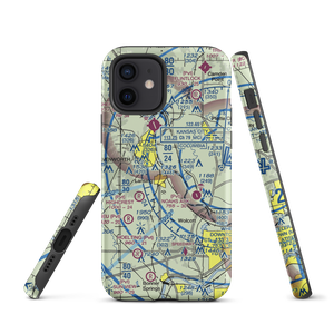 Mount Muncie Airport (72KS) VFR Sectional  Tough iPhone Case