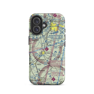 Mount Olive Municipal Airport (W40) VFR Sectional  Tough iPhone Case