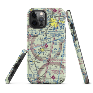 Mount Olive Municipal Airport (W40) VFR Sectional  Tough iPhone Case