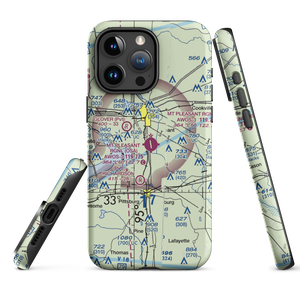 Mount Pleasant Regional Airport (OSA) VFR Sectional  Tough iPhone Case