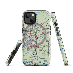 Mount Pleasant Regional Airport (OSA) VFR Sectional  Tough iPhone Case