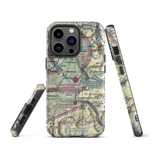 Mount Washington Regional Airport (HIE) VFR Sectional  Tough iPhone Case