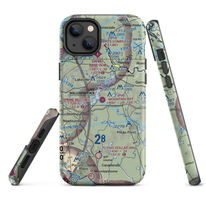 Mountain Bay Air Park Inc Airport (PA49) VFR Sectional  Tough iPhone Case