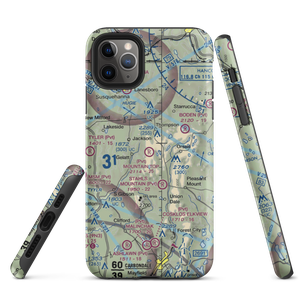 Mountain Top Airport (4PS4) VFR Sectional  Tough iPhone Case