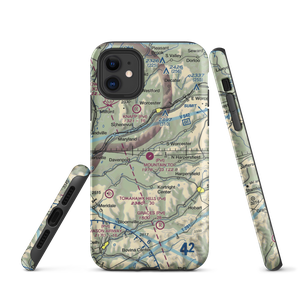 Mountain Top Airport (NY02) VFR Sectional  Tough iPhone Case