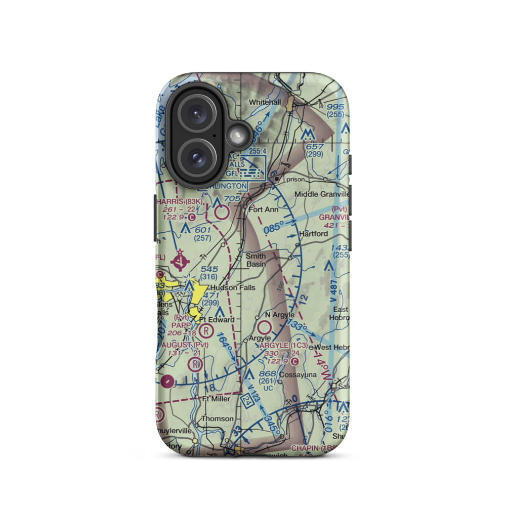 Mountain View Airport (14NK) VFR Sectional  Tough iPhone Case iPhone 16 model shown