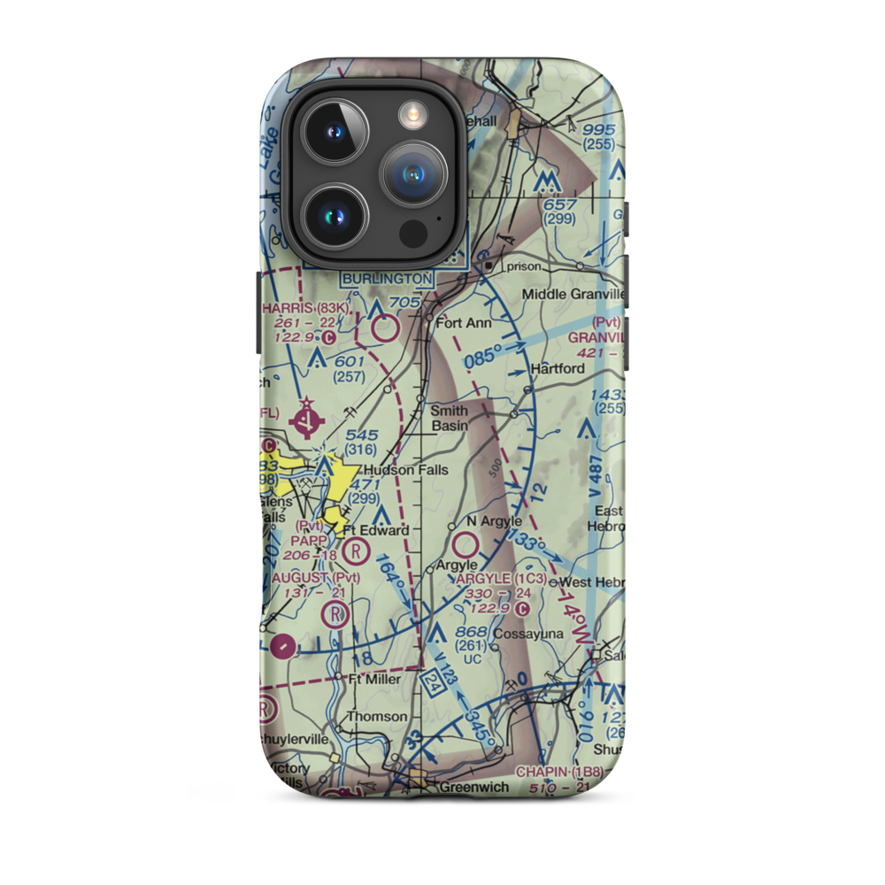 Mountain View Airport (14NK) VFR Sectional  Tough iPhone Case iPhone 16 Pro Max model shown