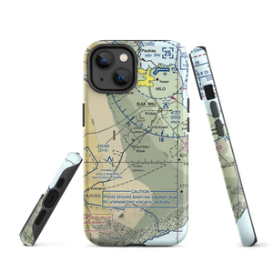 Mountain View Airstrip (HI23) VFR Sectional  Tough iPhone Case