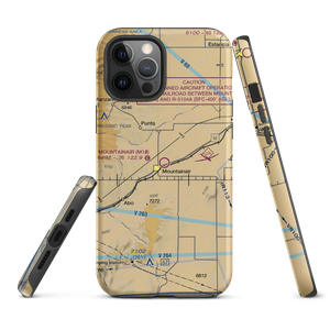 Mountainair Municipal Airport (M10) VFR Sectional  Tough iPhone Case