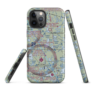 Moving Cloud Island Seaplane Base (1WI2) VFR Sectional  Tough iPhone Case