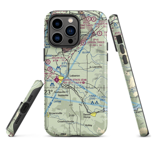 Mt Hope Airport (OG10) VFR Sectional  Tough iPhone Case