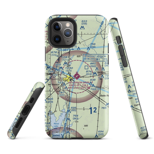 Mt. Vernon Outland Airport (MVN) VFR Sectional  Tough iPhone Case