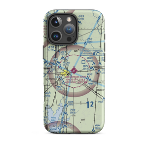 Mt. Vernon Outland Airport (MVN) VFR Sectional  Tough iPhone Case